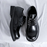 2025 New Youth Platform British Work Shoes Fashion Round Top Platform Casual Fashion Shoes