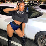 Street Women Skinny Shorts Sparkling High Waist Moto Biker Shorts 2022 Summer Punk Trouser Sexy Night Club Party Hot