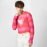 Boy Heart Cut Out Crop