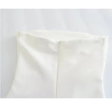 White Corset Dress Woman Off Shoulder Short Dresses For Women Ruched Mini Bodycon Dress Women Summer Sexy Party