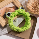 Frog Makeup Headband Wide-brimmed Elastic Hairbands Cute Girls Hair Bands Women Hair Accessories Girls
