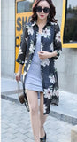 Dress Cover Tunics Women Chiffon Cardigans Plage Femme Ete 2017 Vintage Boho Vestidos Mujer Floral Leopard Dress