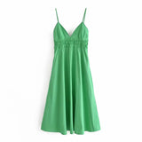 Summer Party Dress Woman Sexy Sleeveless Maxi Dress Slim Waist A-line vestidos mujer