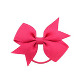 Grosgrain Ribbon Hair Bands Ponytail Holder Rubber Band For Baby Girls Handmade Hair Rope Scrunchie Hair