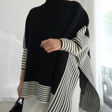 Knitted Shawl Thicken Sweater In Autumn/Winter 2025 To Keep Warm Wool Mantle Japanese And Korean Temperament Coat