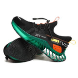 Running Shoes Breathable Blade Sneakers Antiskid Damping Jogging Shoes Trendy Comfortable Mesh Training Shoes
