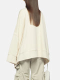 Zingj 2024 New Korean Version Of Women's Hoodie Fashion Casual Wind Loose Scarf Collar Niche Design Sense Top