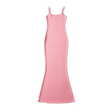 Zingj Trendy Dress, Tall, Hot Girl, Halter Belt, Fishtail Skirt, Sexy Slim, Buttocks