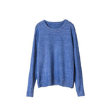 2021 womens sweater autumn winter knitted tops round neck pullover sweater Korean winter
