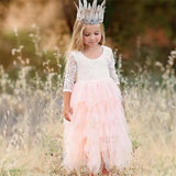 Girls Winter Dress 2021 Brand Backless Teenage Party Unicorn Princess Dress Children Costume for Kids Clothes Pink