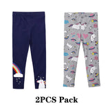 Girl Leggings Trousers Kids Pants Elastic Waistband Girls Pants Skinny Print Cartoon Unicorn Children Leggings