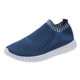 Zingj Hot Selling Breathable Lightweight Sports Casual Shoes Round Head Fashion Plus Size 43 Women's Single Shoes-Outfit
