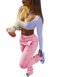 Thickened Fabric Sports Leisure Drawstring Pockets
