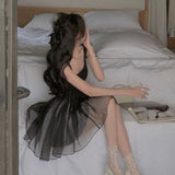 Women Summer Midi Dress Spaghetti Strap Sexy A Line Elegant Party Slim One Piece Clothes