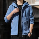 Color Men Jacket Autumn and Winter 2021 New Casual Thickening Spring and Autumn Tooling Jacket Spring Trend Jacket for