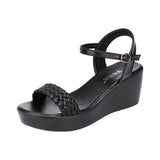 Heel Sandals For Women In 2023 New Muffin Soles With Thick Soles Are Fashionable Open Toe Anti-Skid Size