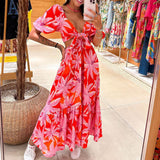 New-Style Beach Dress Suit Sexy 2025 New Export Summer Resort Wind