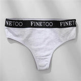 M-XL G-string Cotton Panties For Women Letter Waist Underwear Female Underpants Comfortable Thongs Women