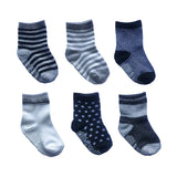 Pairs/lot 0 to 5 Yrs Four Seasons Sock For Boys Girl Toddlers Infants Non Skid Floor Socks Cotton Unisex Children's White