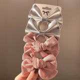 Pcs/set Cotton Linen Plaid Bowknot Hair Clips For Cute Girls Floral Handmade Hairpins Barrettes Headwear Kids Hair