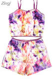 Women 2 piece set Velvet Sleepwear Sexy Spaghetti Strap Shorts Pajamas Suit Ladies Casual Sleepwear Female Pajama Party
