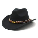 Women Vintage Cowboy Fluffy Hat with Rhinestone Ladies Girls Cowgirl Glitter Hat Cap Headwear for Fancy Dress Cosplay