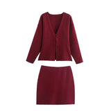 Women's INS Explosion V-Neck Long Sleeves Simple Knitted