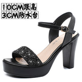 Table Lebright Dress 10CM High Heel Cool Shoes Summer New Dew Cheongsam High Heels Lace Women's