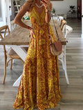 Maxi Dress Women Backless Sexy Spaghetti Strap Lady Summer Long Dress Woman Beach Dresses Femme Robes Vestidos De