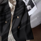 Zingj And Autumn Small Suit Jacket Female 2024 New Korean Version Net Red Temperament Small Purple Pink Suit