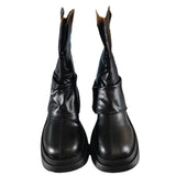 Zingj Women's Boots Autumn / Winter 2024 New Thick Heel Thick Bottom Thin Boots Middle Leg Boots Women Show Thin Ankle Boots-Outfit