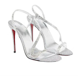 Summer New Multi-Colored Snake-Shaped Sandals With Red-Soled Sandals Female Cl With Fine Heel Sexy High Heel Wearing
