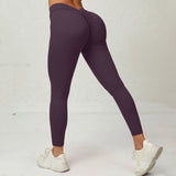 Zingj Embarrassment Line Peach Hip Fitness Yoga Pants V Waist Hip Tight Sports Pants-Outfit