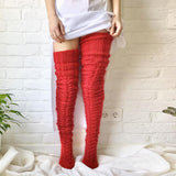 Zingj Style Knitting Socks Over The Knee Long Tube Long Pile Socks For