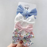 2021 New Leopard Print Hair Clips For Cute Girls BB Boutique Hairpins Bowknot Barrettes Headwear Kids Hair