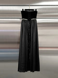 Temperament Famous Style Dress Dress 2025 New Folding Diamond Design Tradiate Long Dress Dress Women's