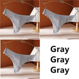 Cotton Panties Women G-String Ladies Sexy Panties Ladies Ladies Thong Underwear Solid Color Comfortable Lace Edge