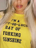 Spring And Summer 2024 New Ins Wind Street Trendy People Round Collar Short-Sleeved Letter Printing T-Shirt Direct