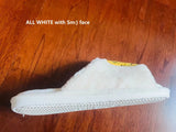 Newest Spring/Autumn Womens Indoor Slippers Short Smooth Plush Dog Style Fluffy Fur Antiskid Home Cotton Flats