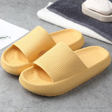 Summer Beach Slippers Eva Soft Thick Platform Sole Slide Sandals Leisure Men Ladies Indoor Bathroom Anti-slip