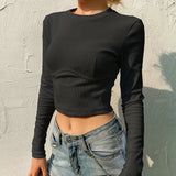 Zingj Style Women's Wear 2024 Spring New Fashion Logo Featured Chest T-Shirt Slim Slim Short Top-Outfit