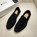 Size 2025 Spring New Round Head Velvet Retro Shoe Sleeve Low Heel Single Shoes Lefu Shoes Direct