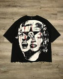 Zingj Men's T-Shirts Oversized Graphics Gothic Harajuku Short-Sleeved Men's T-Shirts Y2k Top Friends 211-0-Outfit