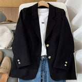 Zingj Jacket Female Spring New Korean Version Classic Two Buckle Temperament Orange Loose Casual Web Celebrity Small Suit