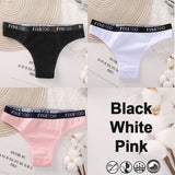 Brazilian Panties Cotton Women's Underwear Sexy Suitable Female Underpants Briefs Thong Girl Solid Color Finetoo