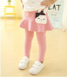 Cotton Baby Girls Leggings Lace Princess Skirt-pants Spring Autumn Children Slim Skirt Trousers for 2-6 Years Kids