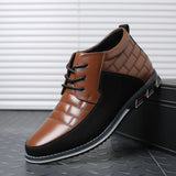Zingj Middle Top Casual Men's Shoes Round Head Front Strap Men's Tooling Shoes Fashion Plus Size Shoes 46