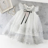 Dresses for Girls Lace Tulle Ball Design Baby Girl Dress Party Dress For 3-8 Years Infant Dresses for toddler