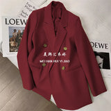 Zingj Spring And Autumn Outfit Fried Street Loose Leisure Versatile Autumn Suit Jacket Female Korean Black Suit