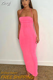 Elegant Fashion Halter Sexy Backless Draped Maxi Dress Women Summer Club Party Long Straps Shift Dresses